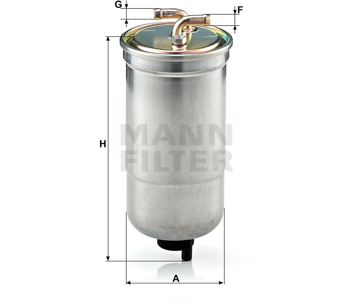 MANN-FILTER WK853/16 Kraftstoff-Leitungsfilter (Inline)