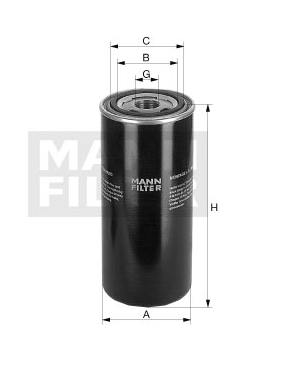MANN-FILTER WD13011x Ölfilter SpinOn