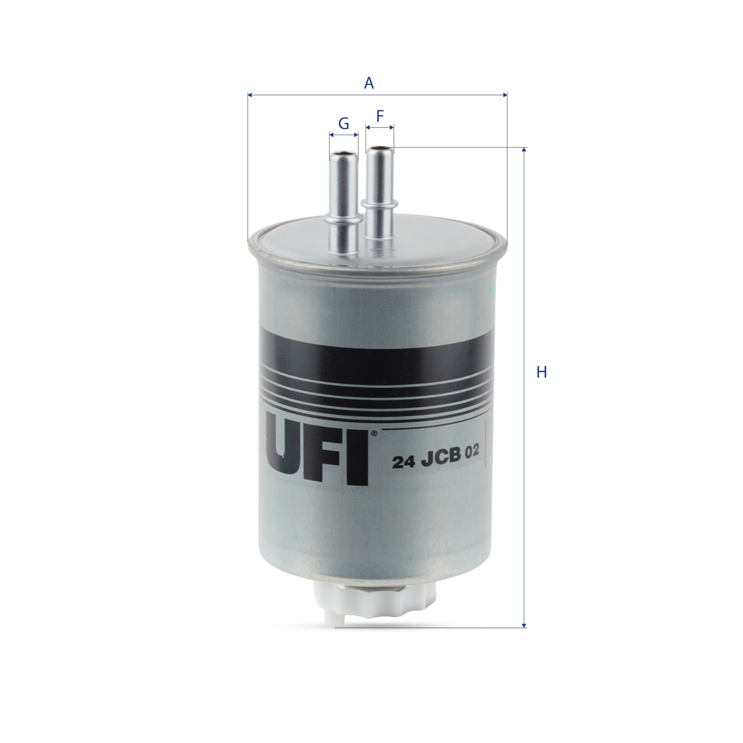 UFI FILTERS 24.JCB.02 Kraftstoff-Leitungsfilter Inline