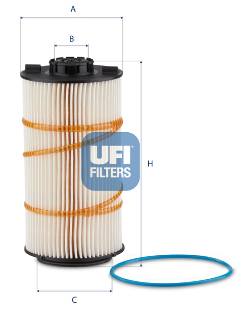 UFI FILTERS 26.101.00 Kraftstofffilterelement