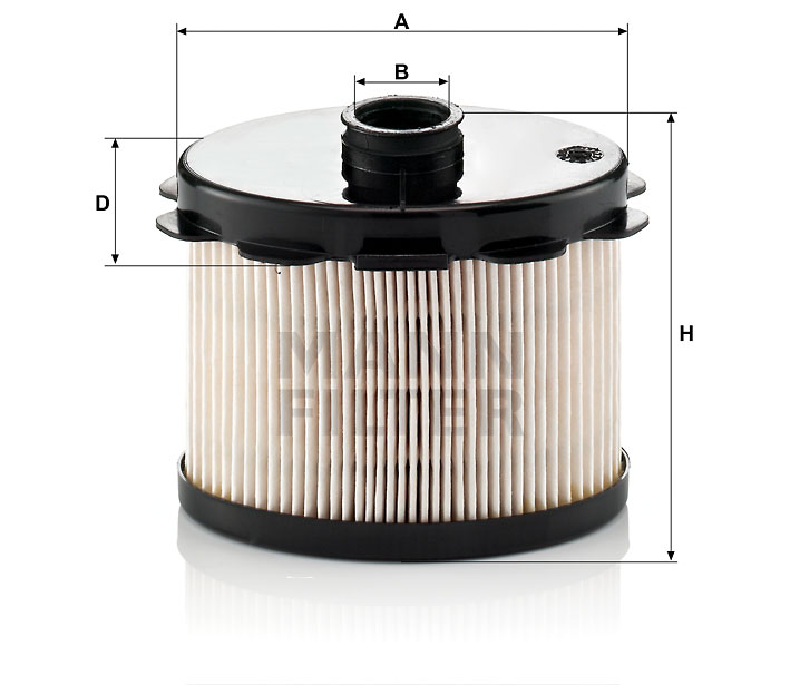 MANN-FILTER PU1021x Kraftstofffilterelement, metallfrei