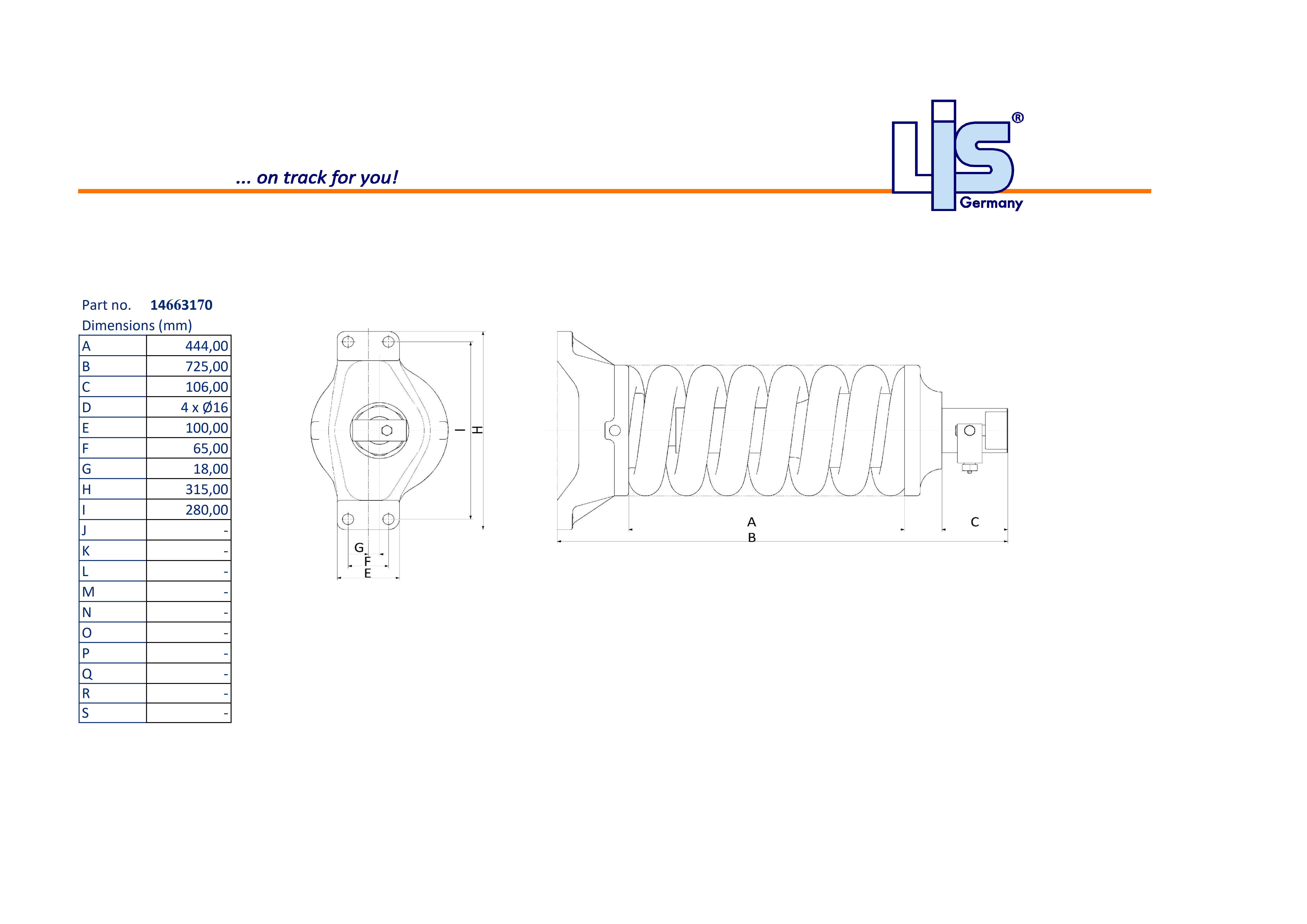 TRACK ADJUSTER & SPRING ASSEMBLY