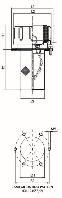 FILTREC FT8F10BS1500 Luftfilter (Einfüll- und Belüftung)