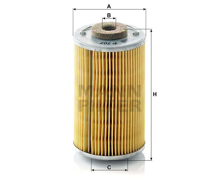 MANN-FILTER P707x Kraftstofffilterelement