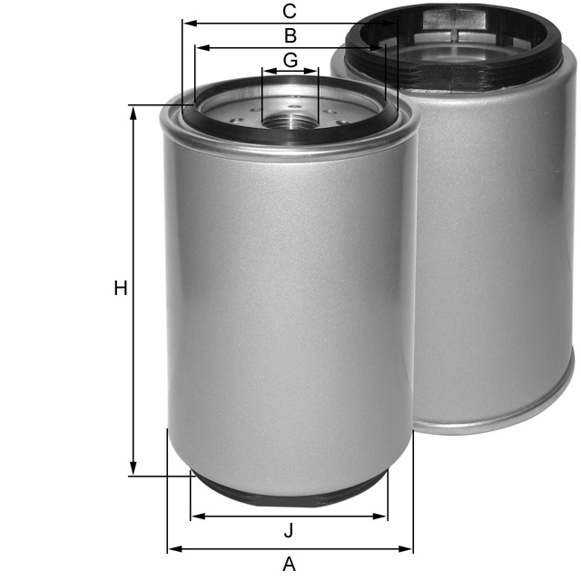 Fil Filter ZP3118F Kraftstoffwechselfilter