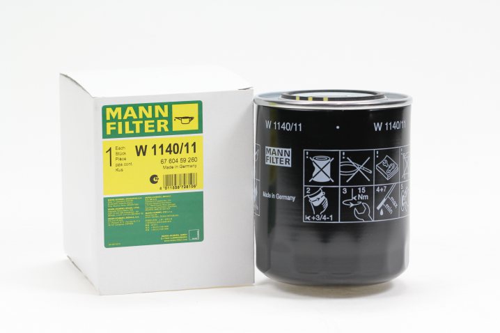 MANN-FILTER W1140/11 oil filter (spin-on)
